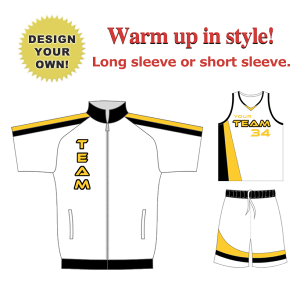 Design Your Own Basketball Team Wear Basketball Warm up Shirt Long